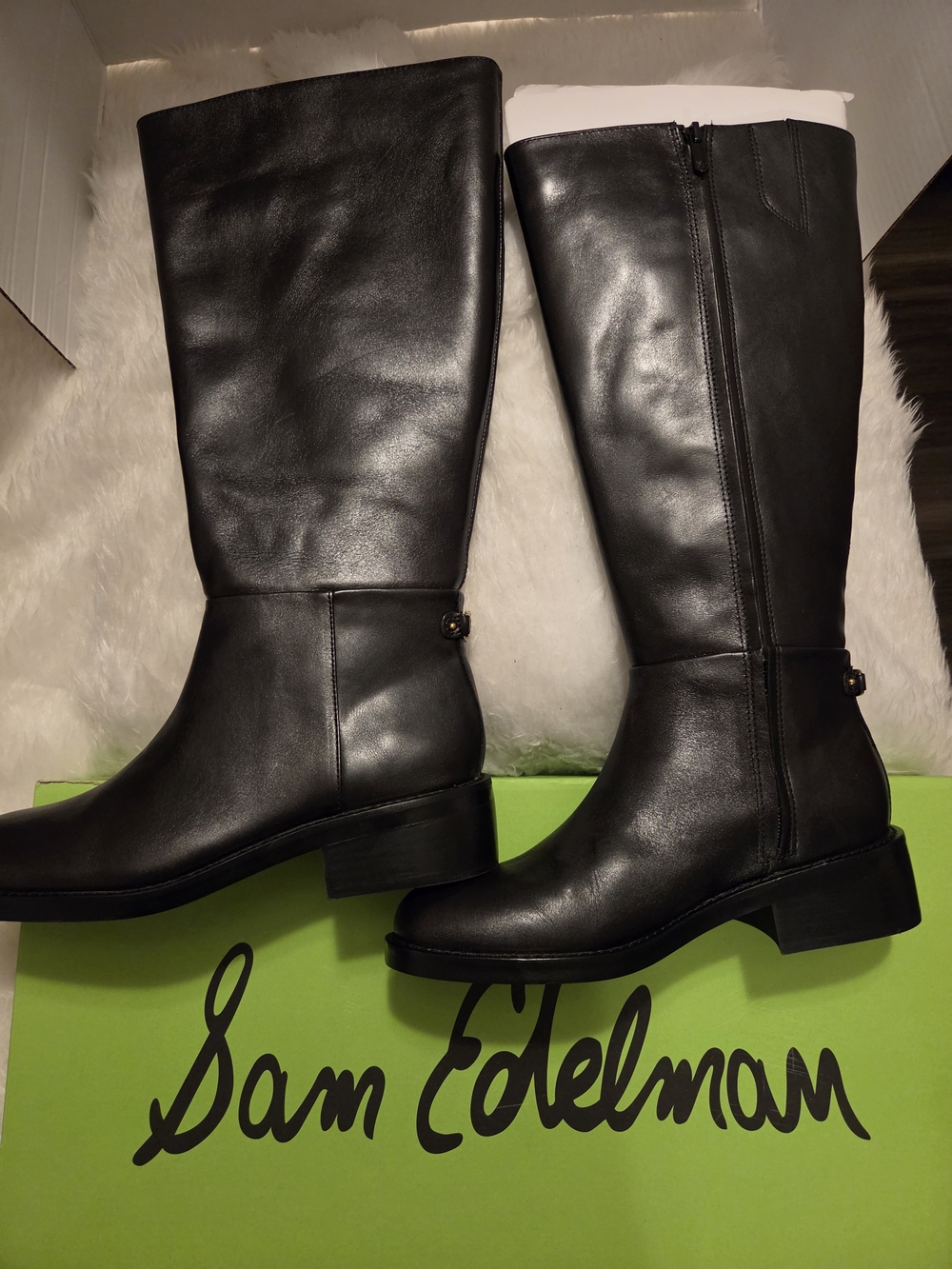 Sam Edelman Black Leather Boots